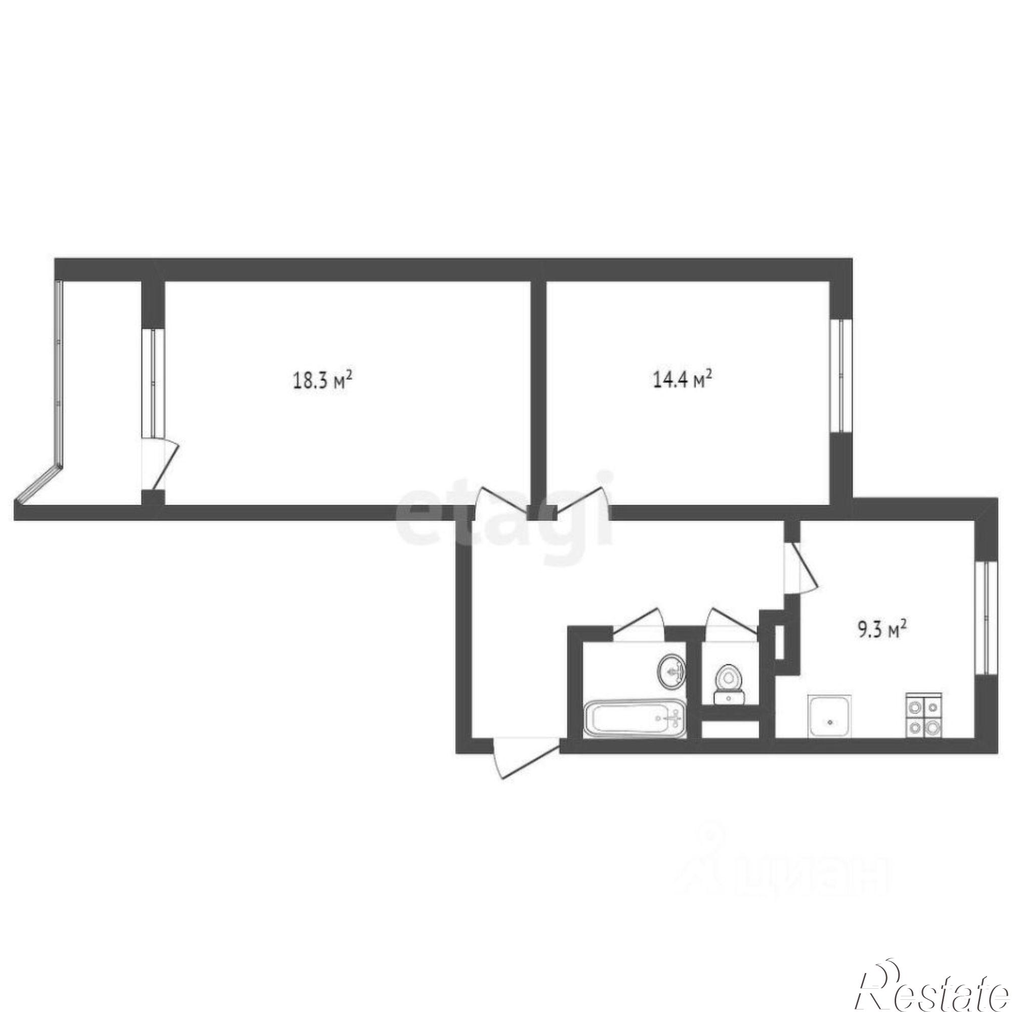 Купить квартиру за 5 500 000 рублей на проспект 40-летия Победы, 81 к3