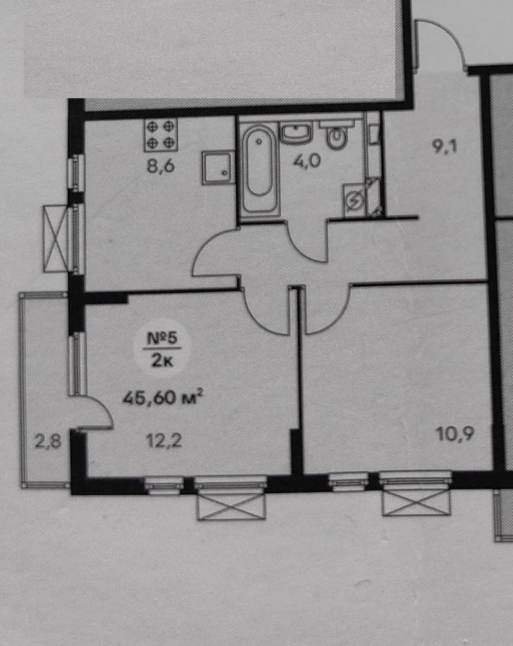 2-комн квартира Орбитальная ул., 27