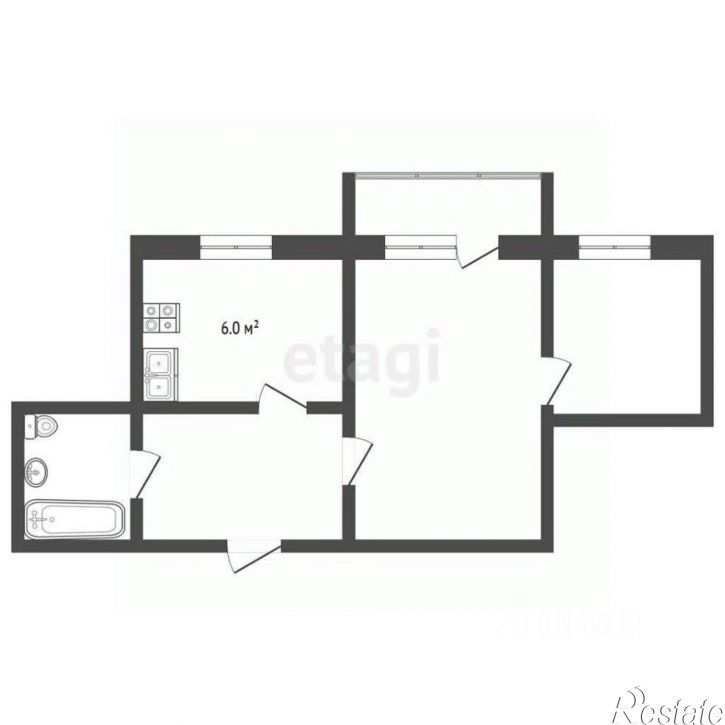 2-комн квартира Металлургическая улица, 114/37,  д. 114/37