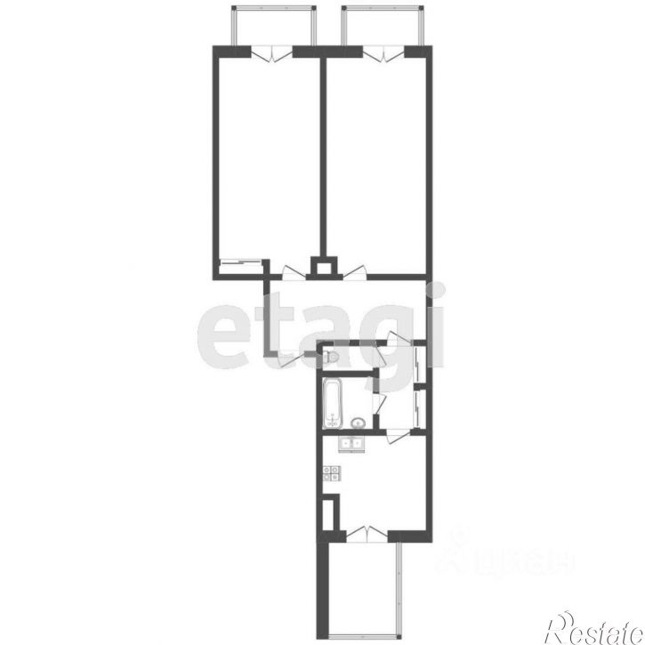 2-комн квартира Будённовский проспект, 11,  д. 11