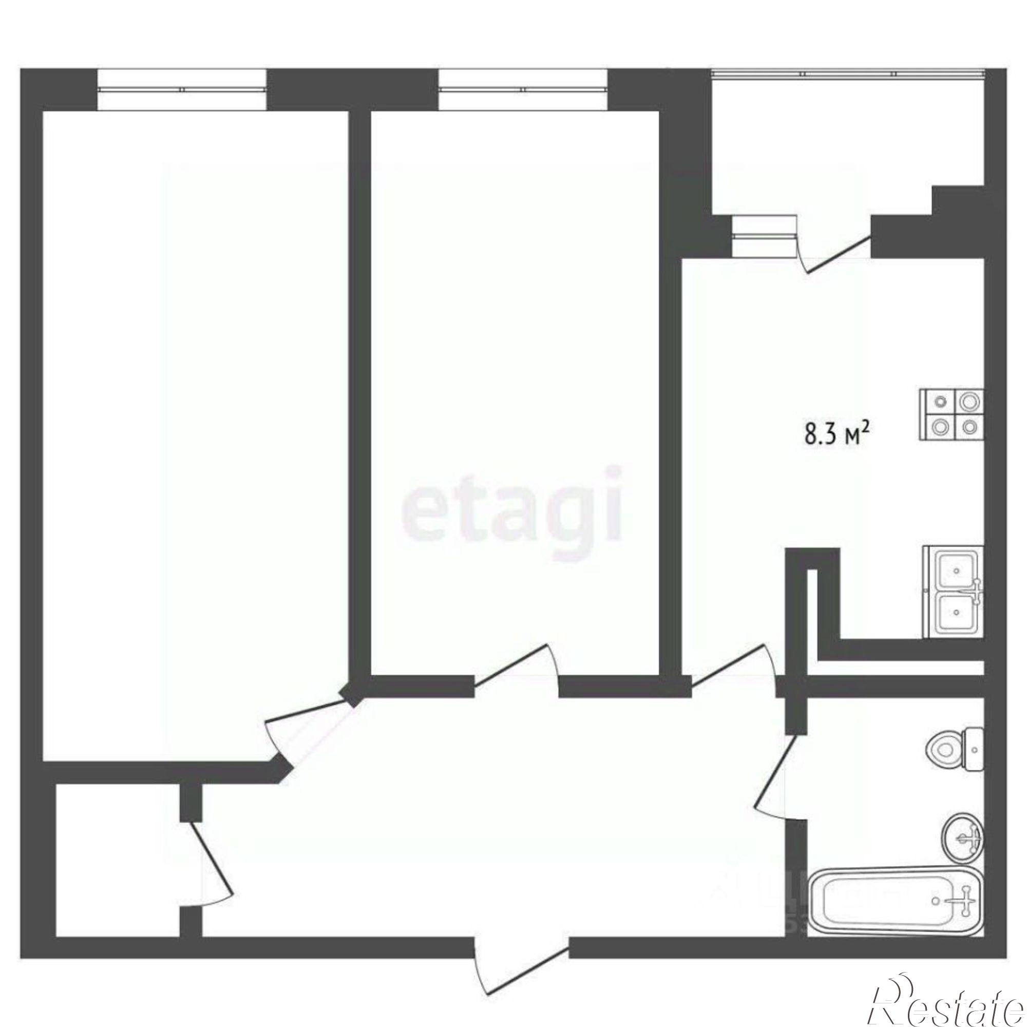 Купить квартиру за 6 600 000 рублей на улица Городовикова, 36