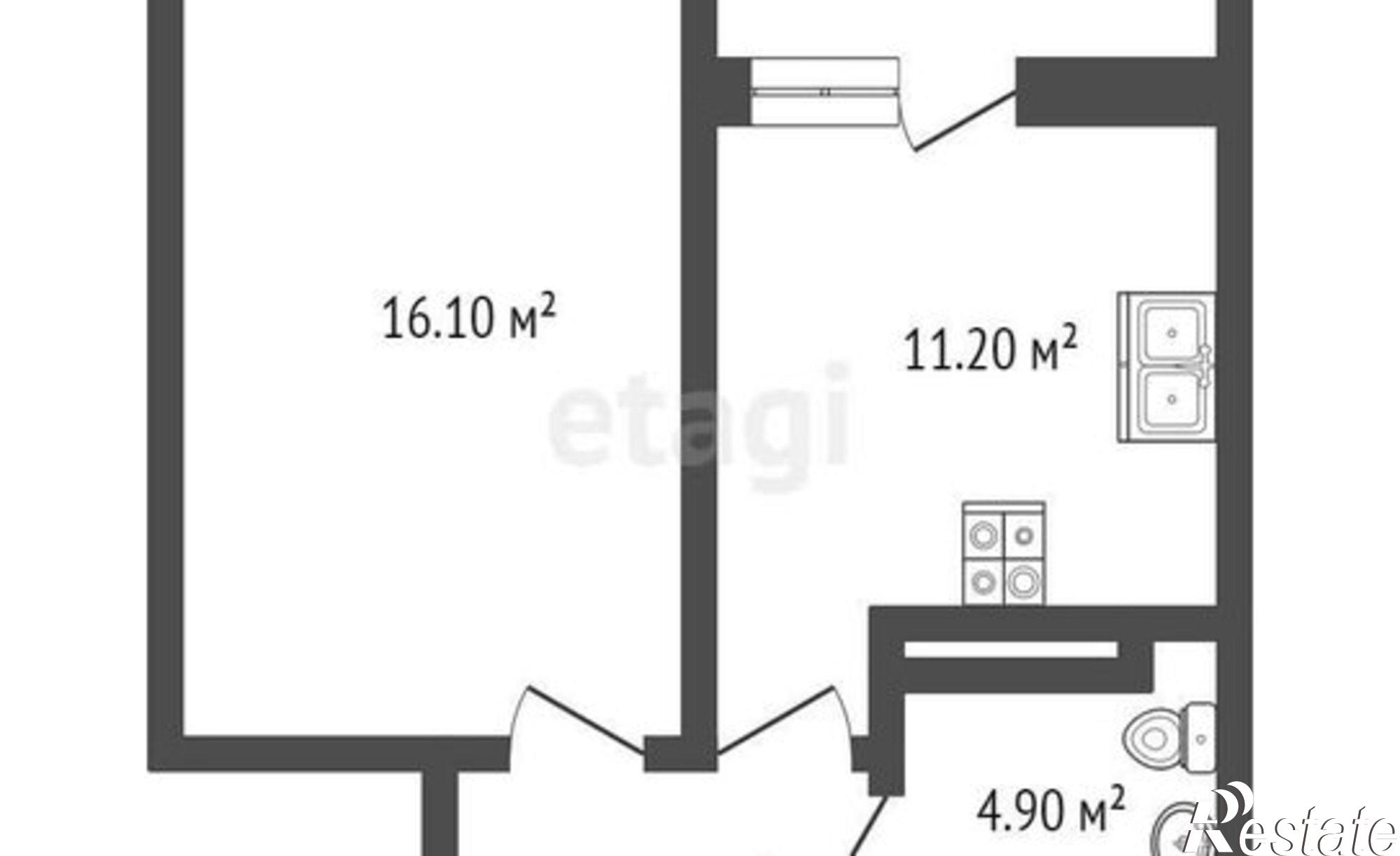 Купить квартиру за 4 800 000 рублей на проспект 40-летия Победы, 111/3