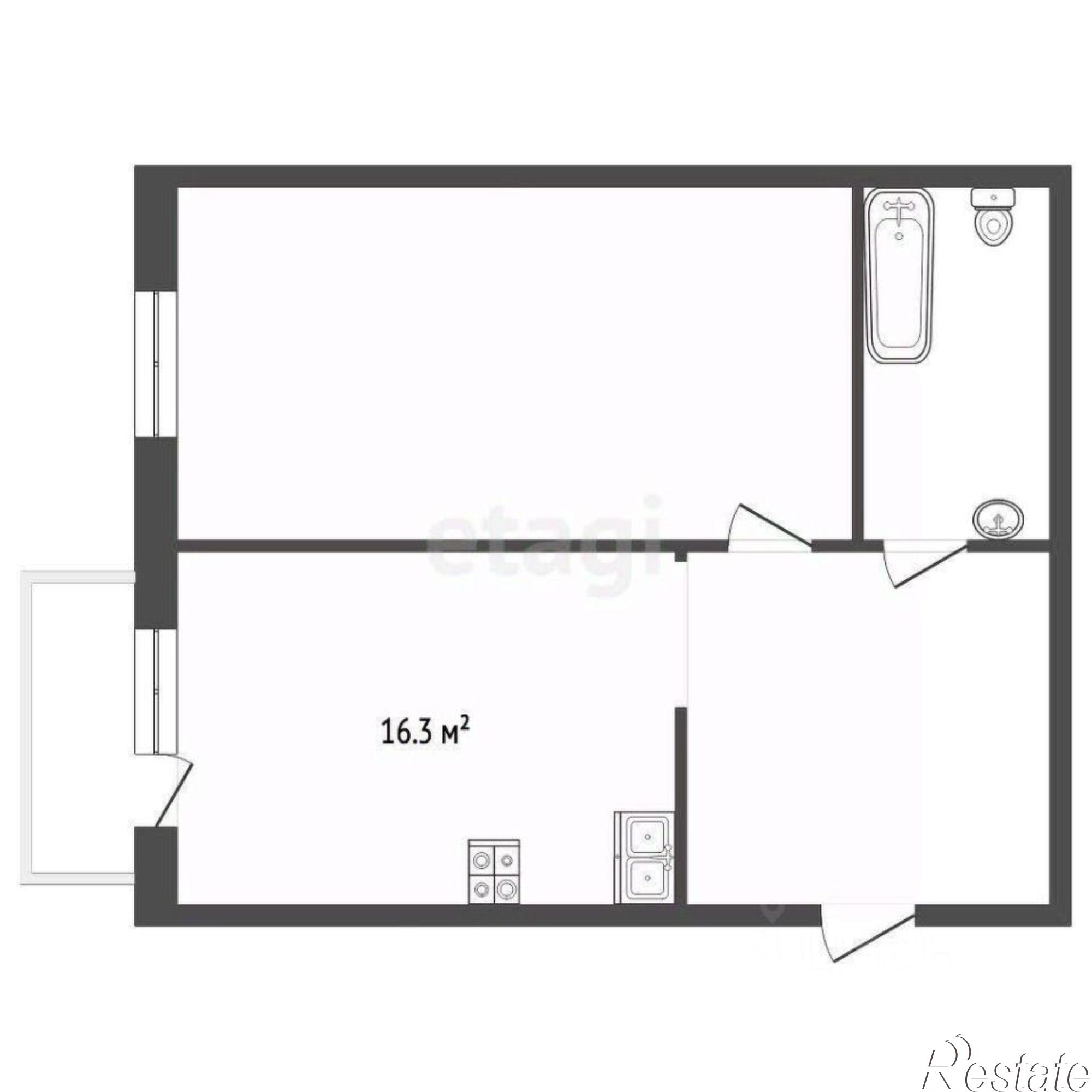 Купить квартиру за 6 850 000 рублей на улица Толмачёва, 109