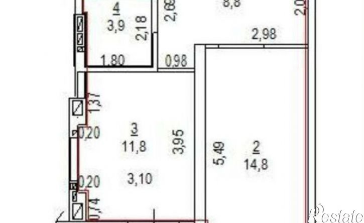 1-комн квартира Кировский пр-кт, 79,  д. 79