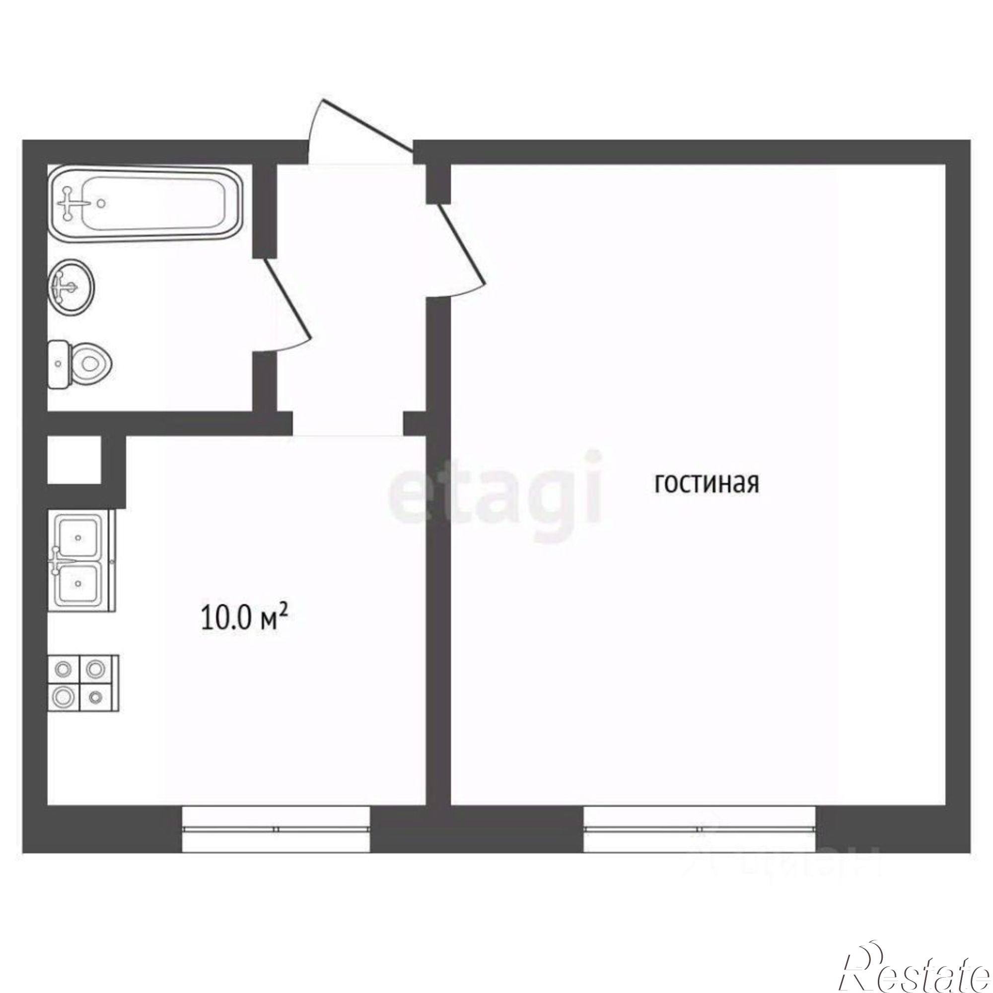 Купить квартиру за 5 000 000 рублей на Суздальский переулок, 19