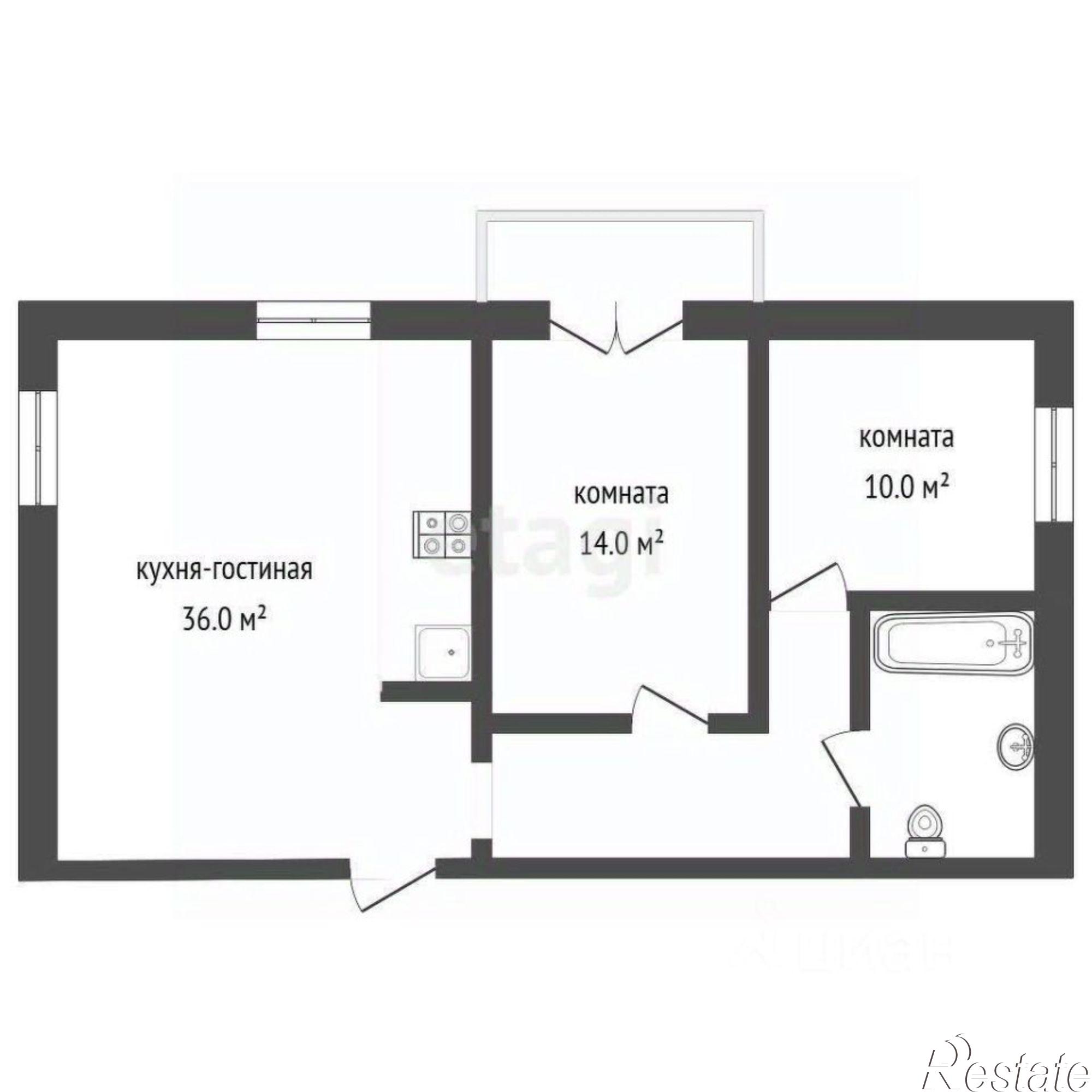 Купить квартиру за 9 300 000 рублей на ул Волкова, 11