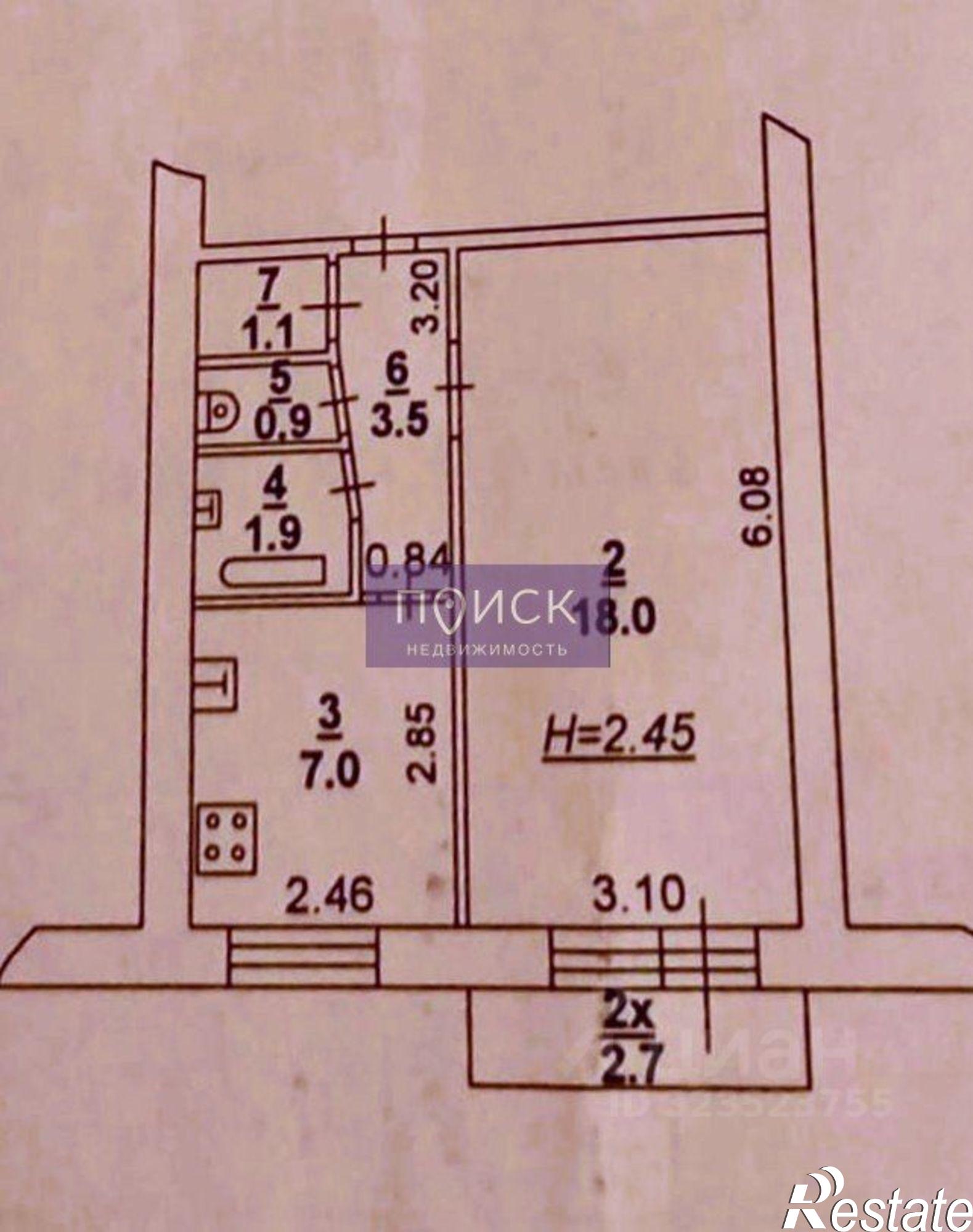 Купить квартиру за 3 800 000 рублей на пр-кт Стачки, 219
