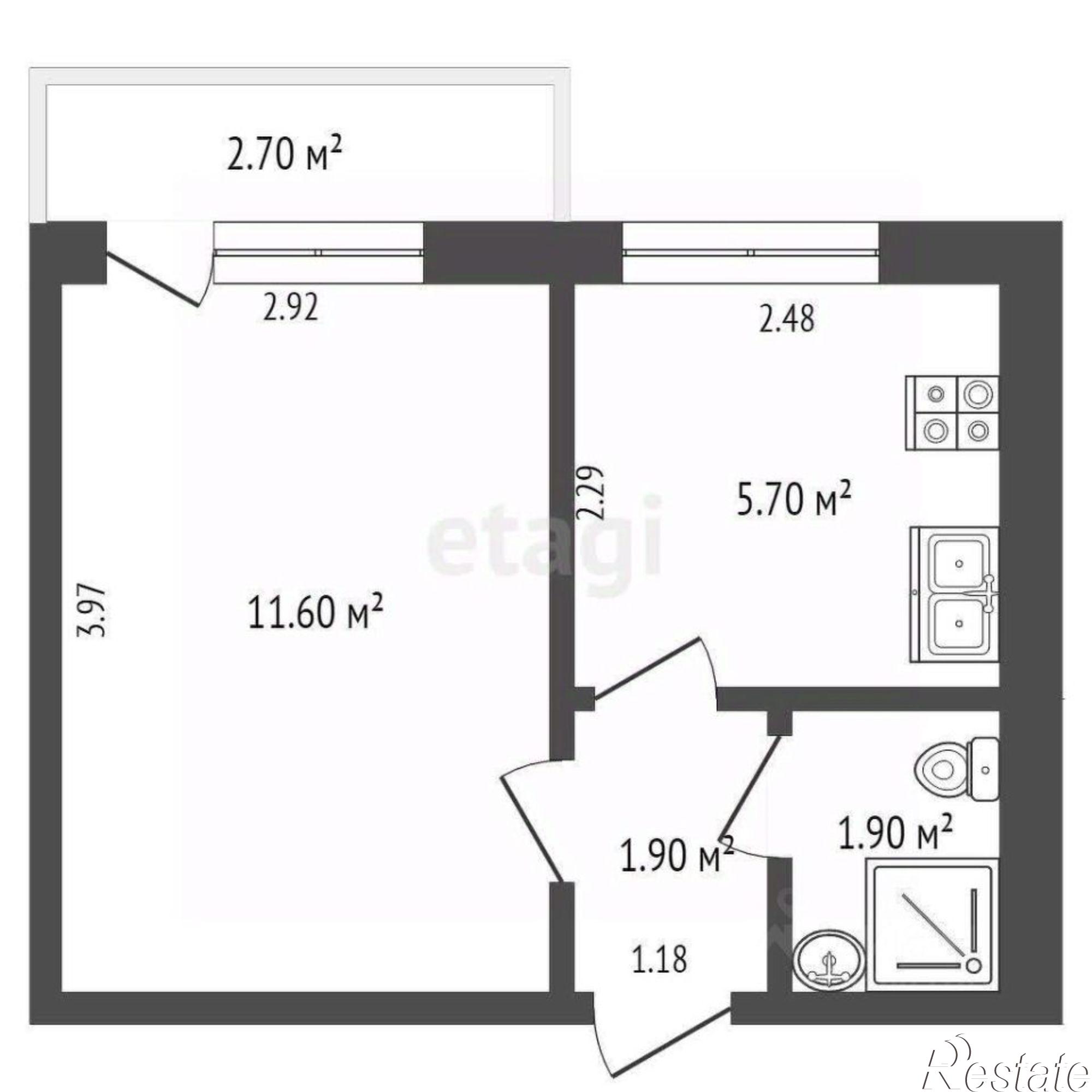 Купить квартиру за 3 800 000 рублей на проспект Стачки, 186 к1