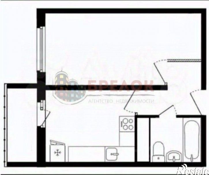 1-комн квартира ул Жданова, 15,  д. 15