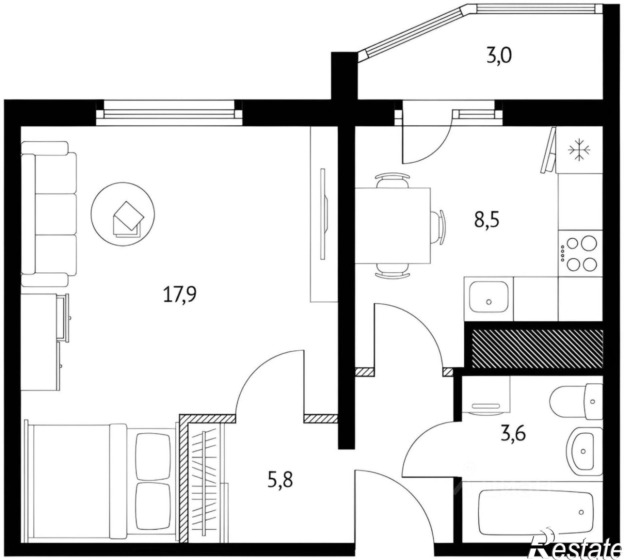Сдать квартиру за 25 000 рублей на пр-кт Маршала Жукова, 25/1