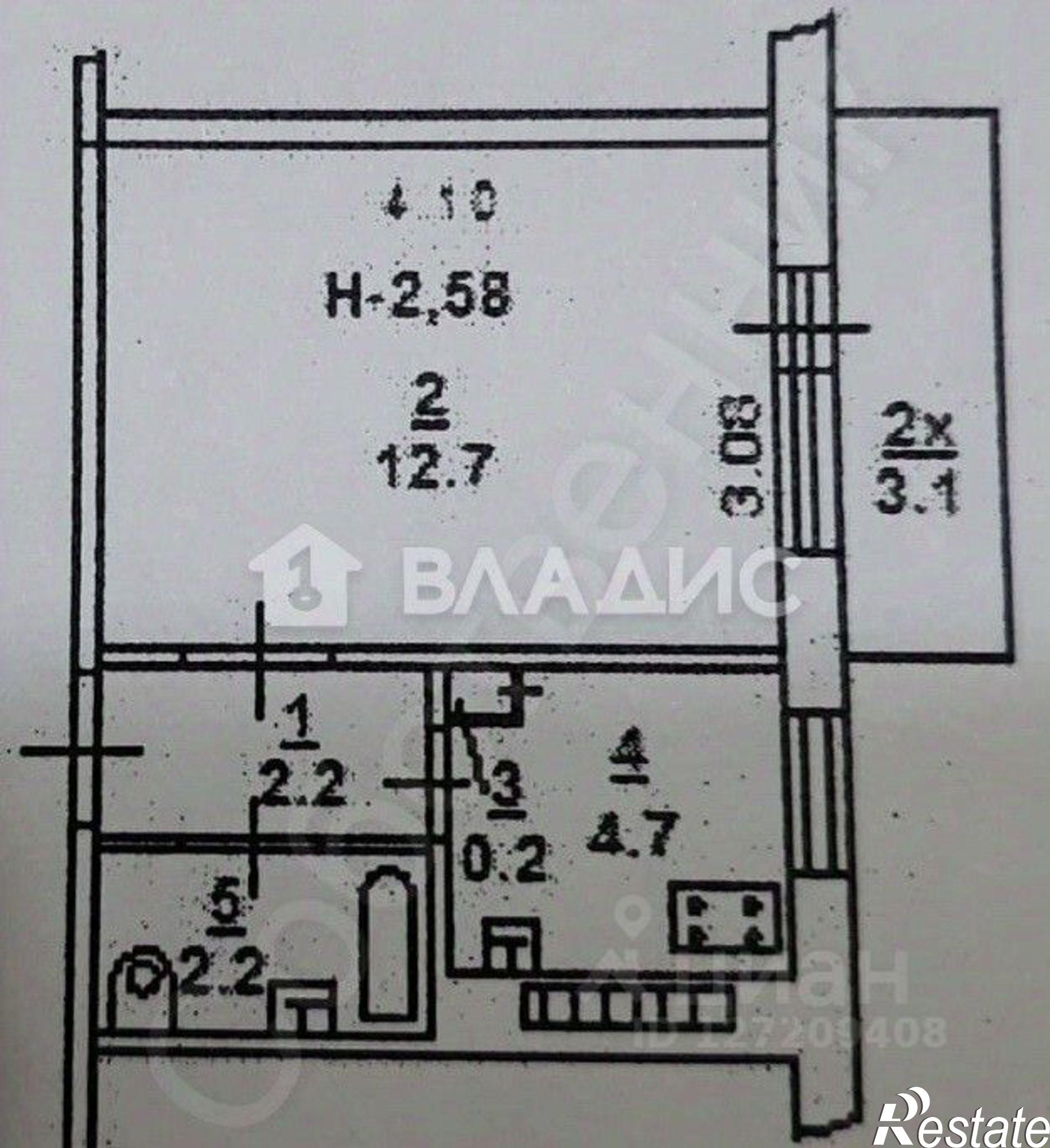 Купить квартиру за 2 950 000 рублей на улица Миронова, 12 к7