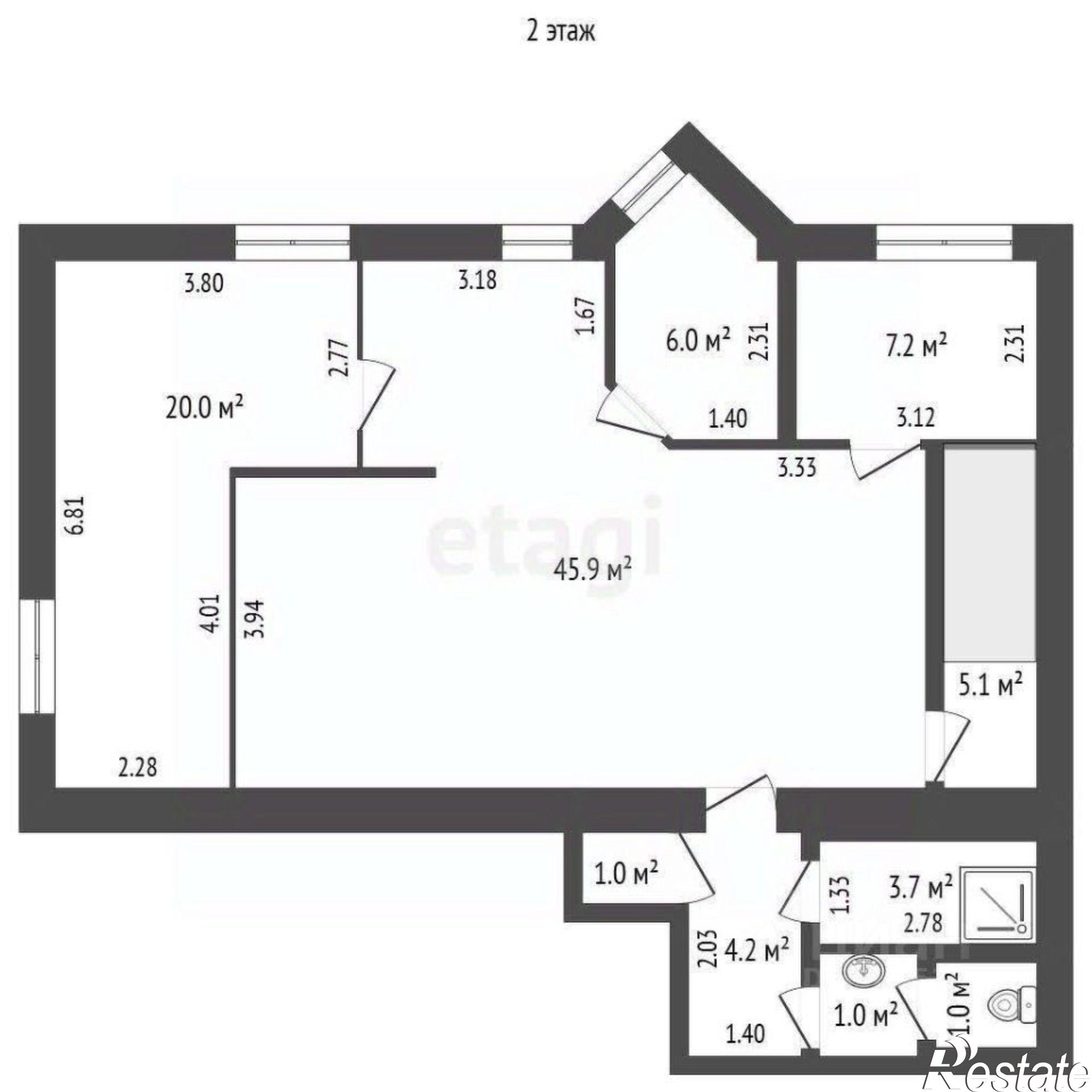 Купить офис, помещение под офис за 11 500 000 рублей на Доломановский пер, 11
