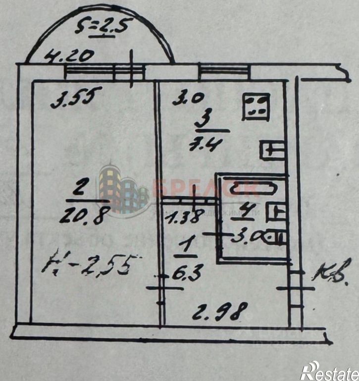 1-комн квартира ул Тургеневская, 37/18,  д. 37/18