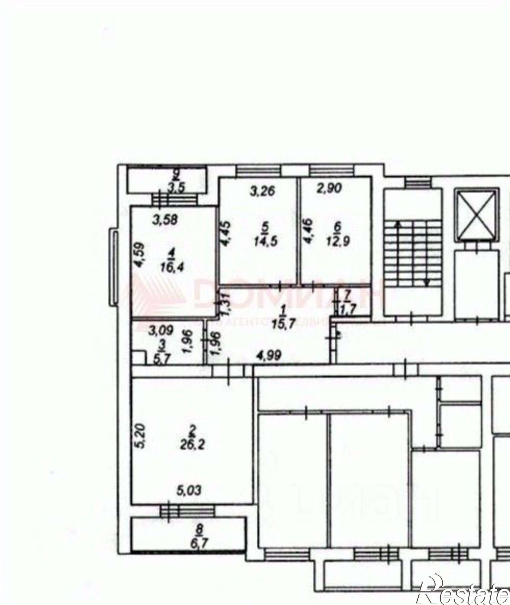 Купить квартиру за 15 500 000 рублей на Измаильский переулок, 41