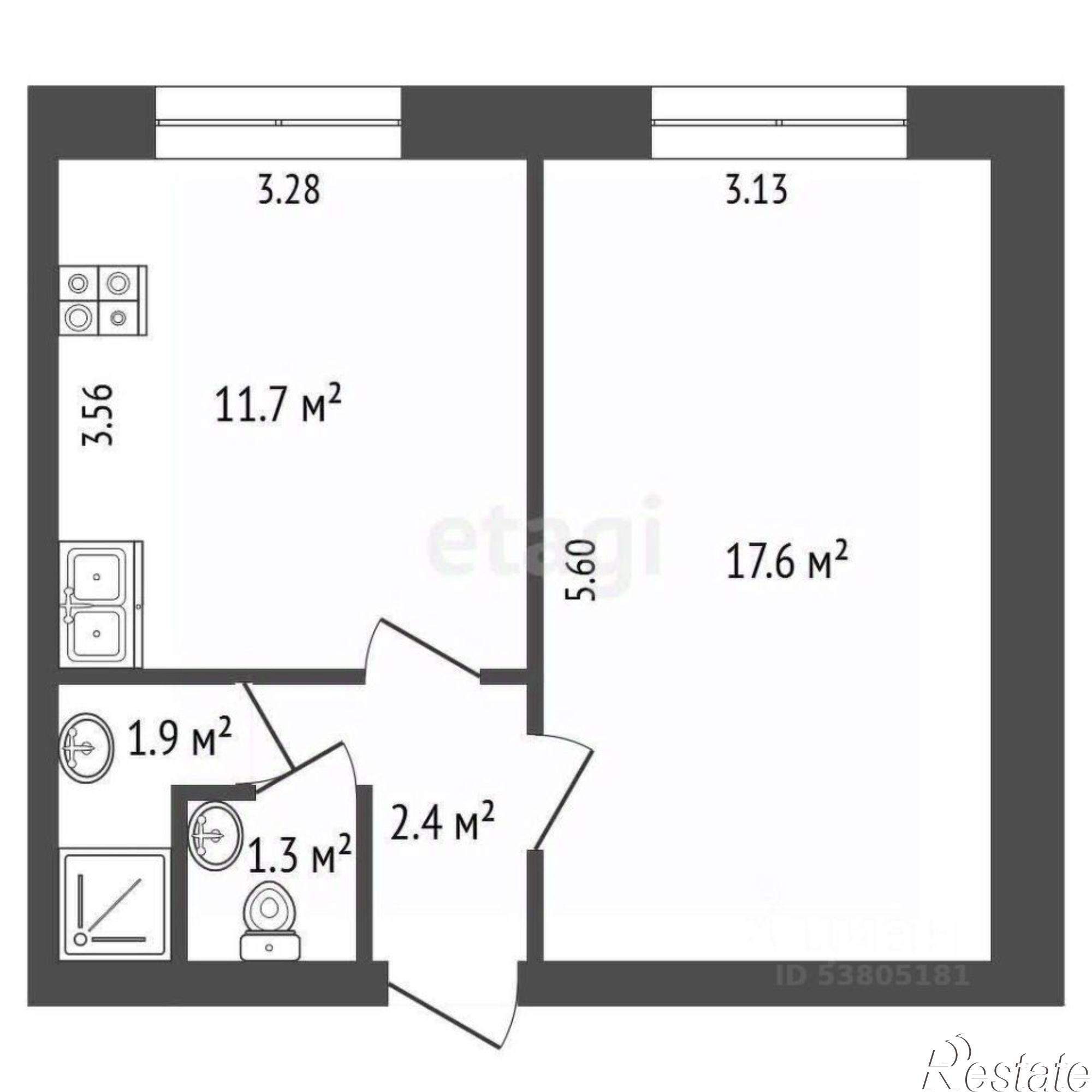 Купить квартиру за 2 700 000 рублей на улица Волкова, 17