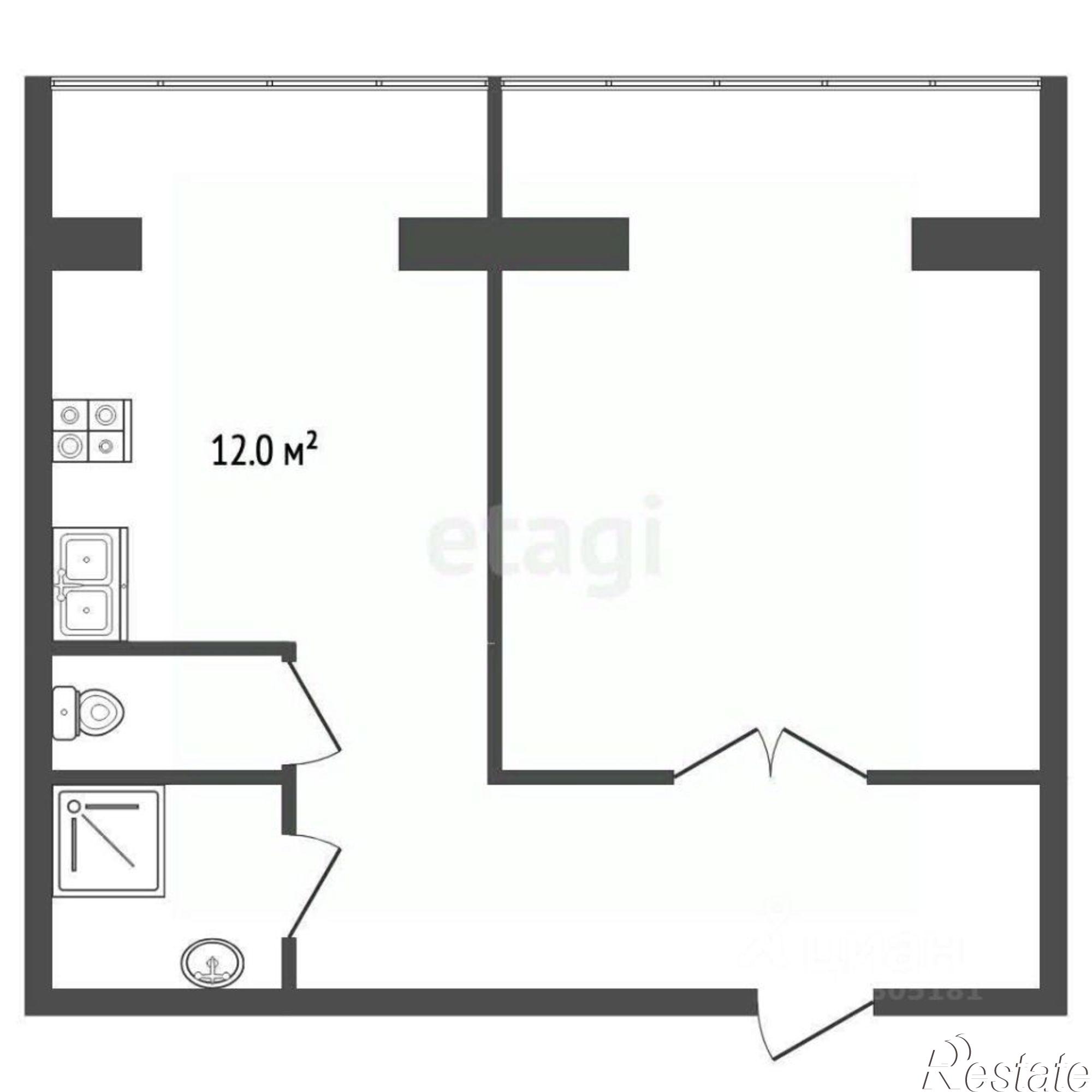 Купить квартиру за 5 000 000 рублей на 2-й переулок, 114А