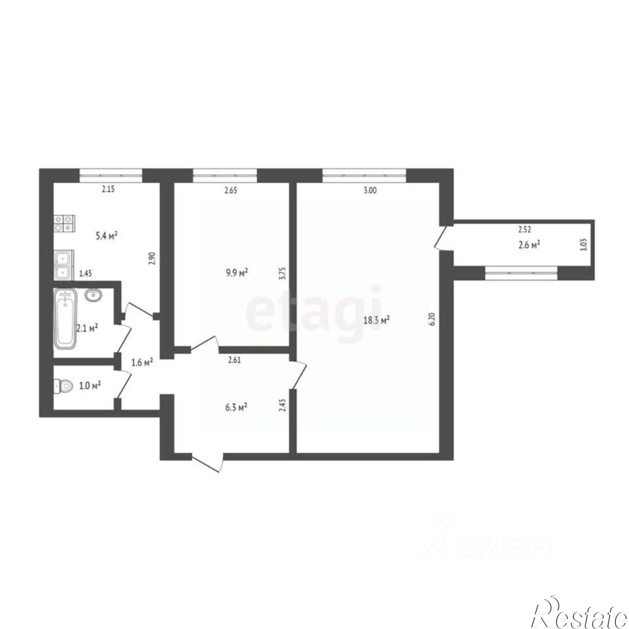 Купить квартиру за 6 100 000 рублей на проспект Соколова, 81 к1