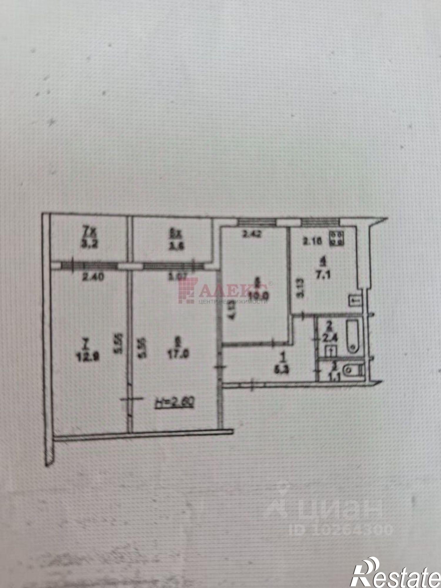 Купить квартиру за 6 000 000 рублей на пр-кт Сельмаш, 12