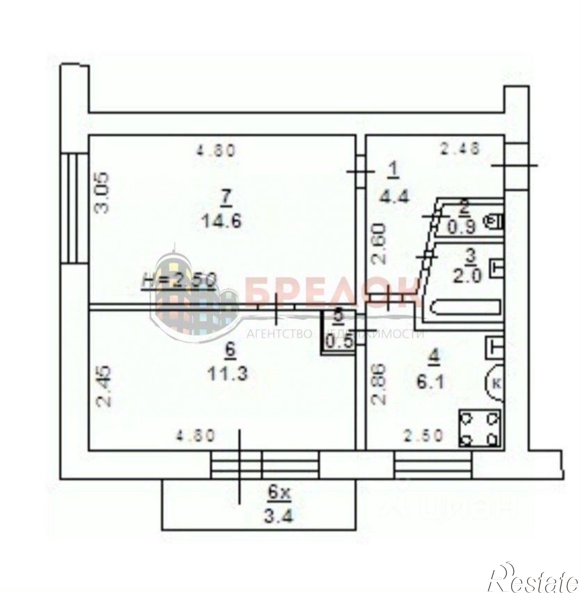 Купить квартиру за 4 000 000 рублей на проспект Ленина, 150А