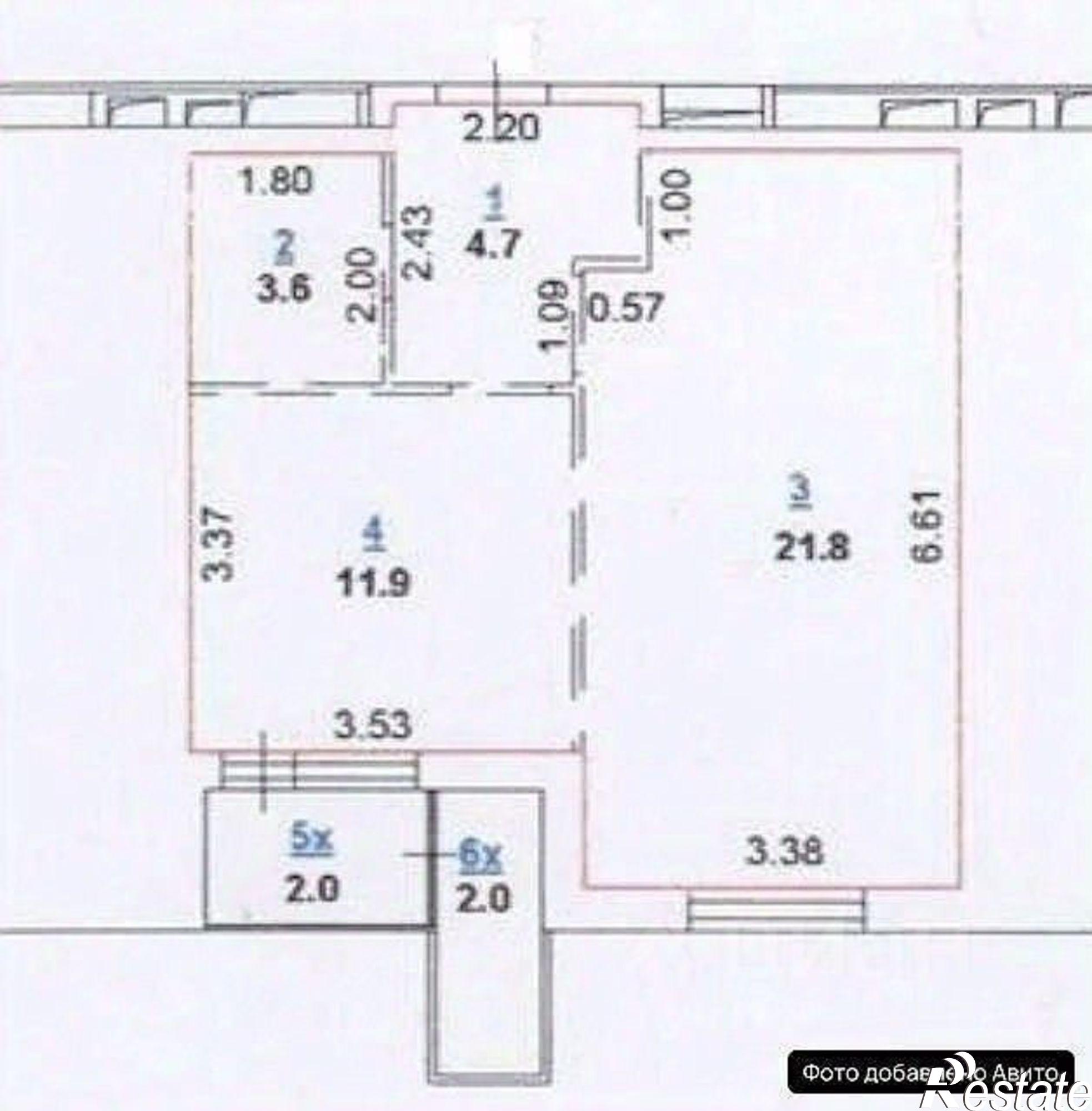 Купить квартиру за 9 500 000 рублей на Доломановский переулок, 19