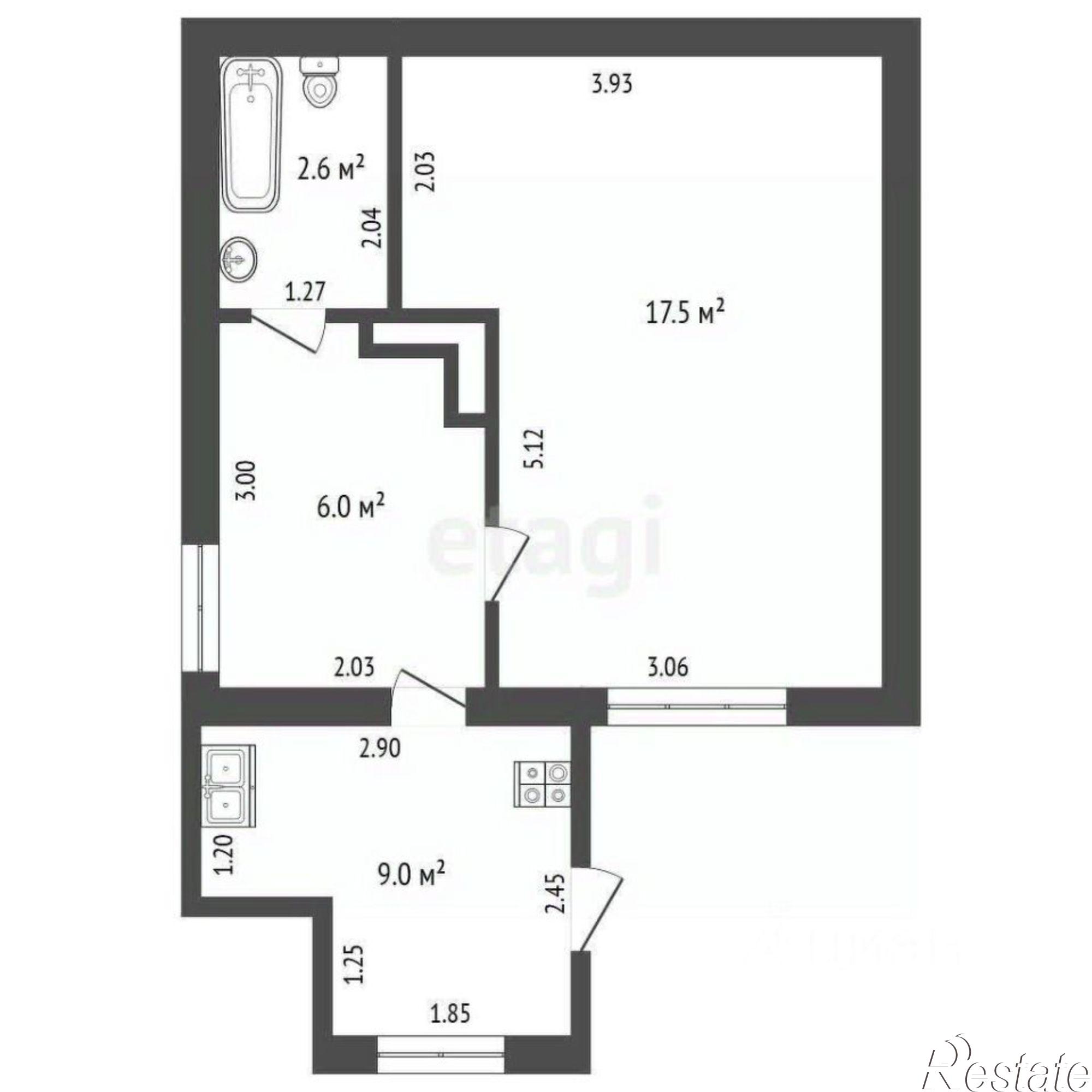 Купить квартиру за 7 600 000 рублей на Кировский проспект, 55