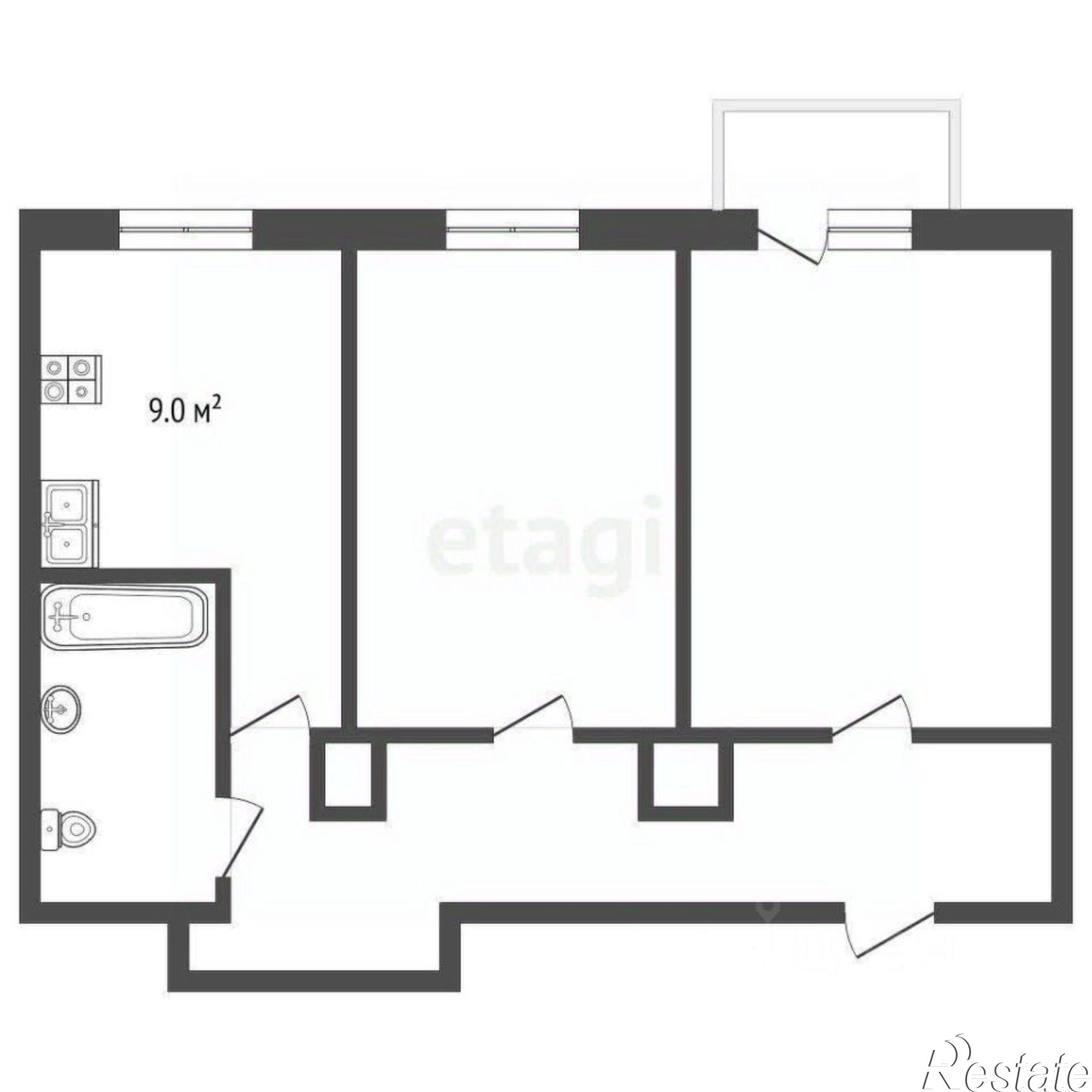 Купить квартиру за 13 500 000 рублей на Большая Садовая улица, 8