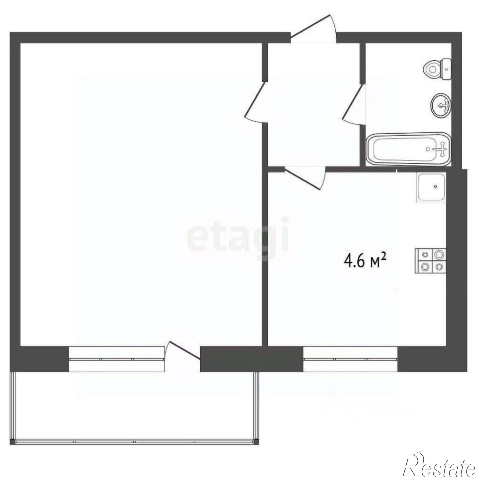 Купить квартиру за 2 400 000 рублей на улица Беляева, 26 к1
