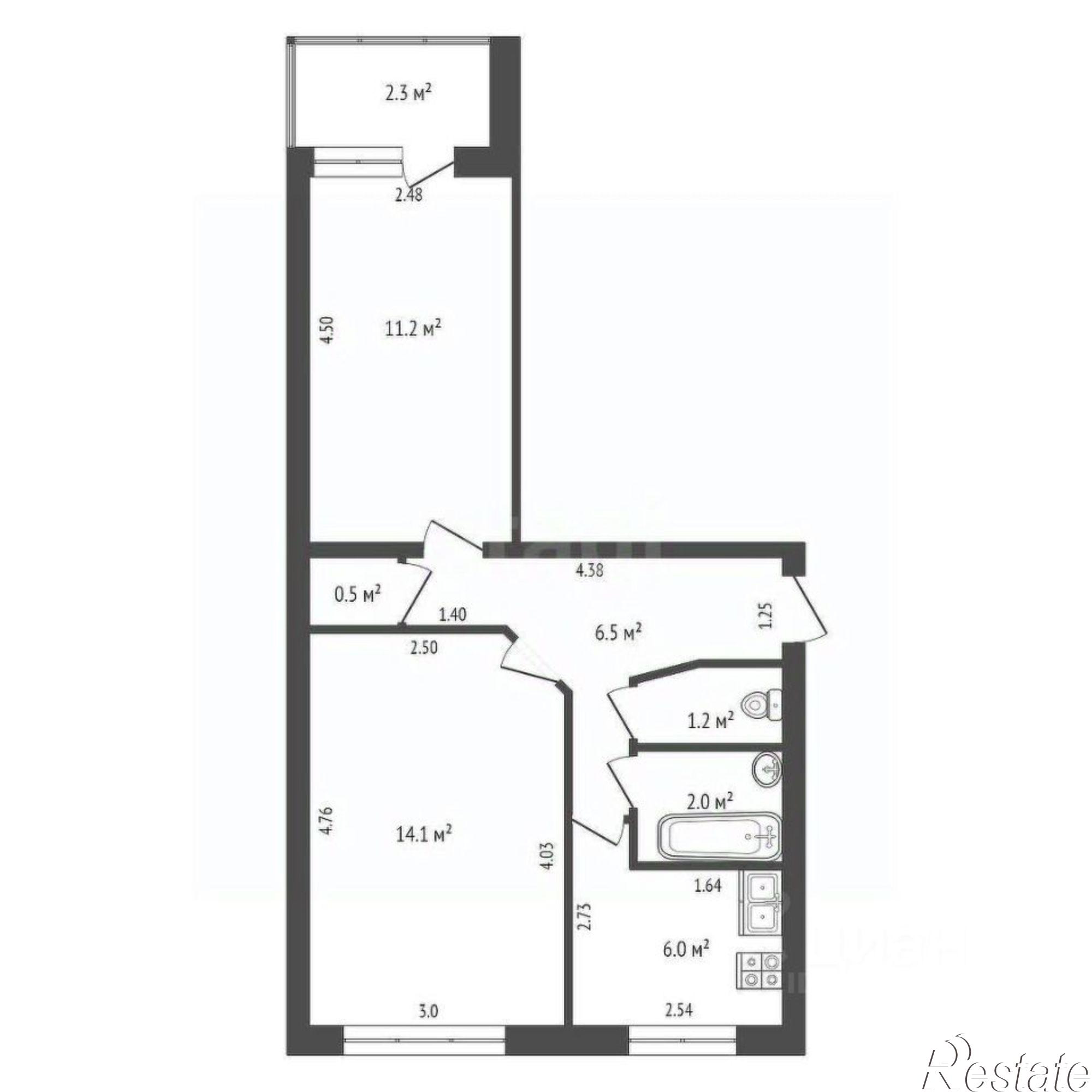 Купить квартиру за 4 000 000 рублей на Коммунистический проспект, 33/2