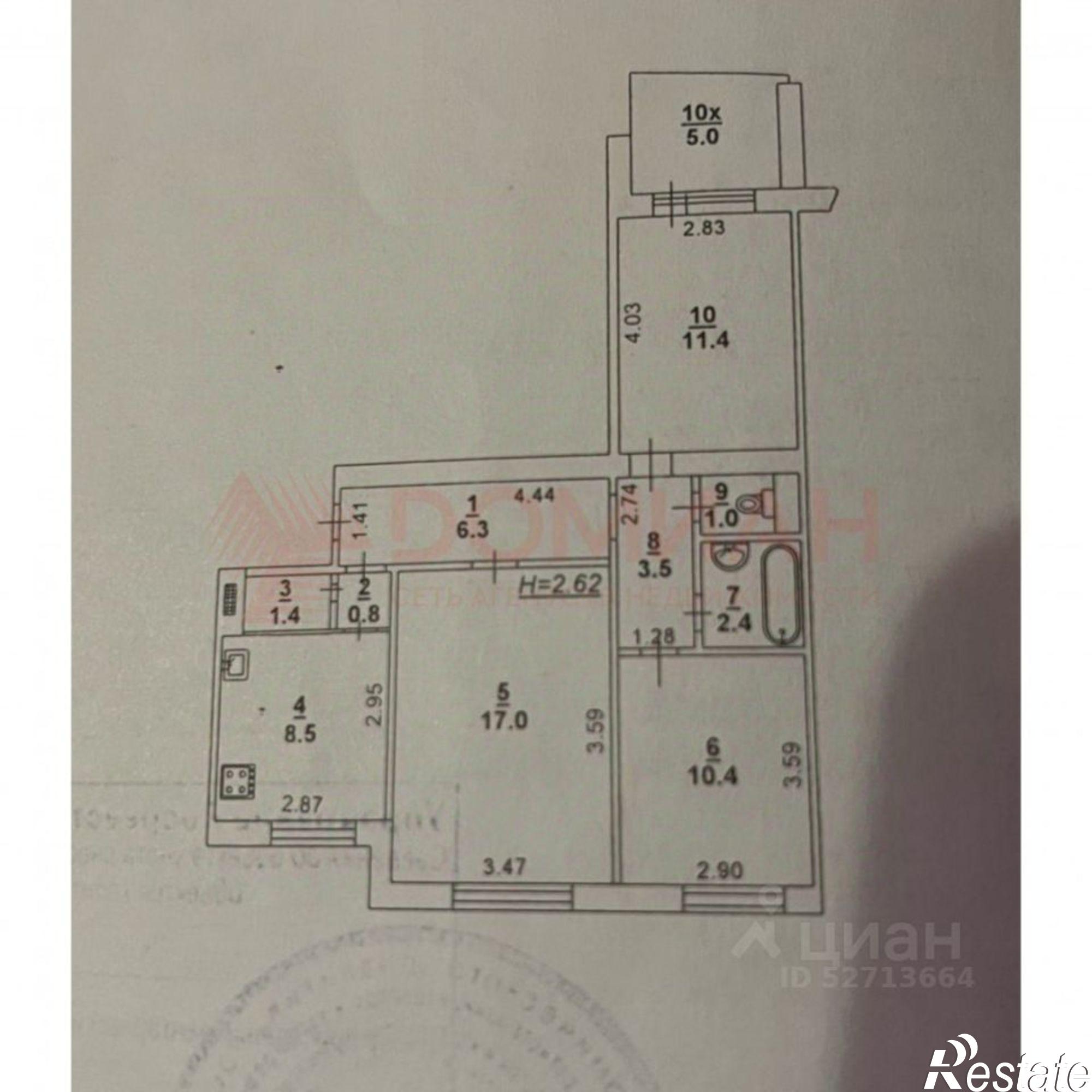 Купить квартиру за 4 900 000 рублей на Вятская улица, 55/4