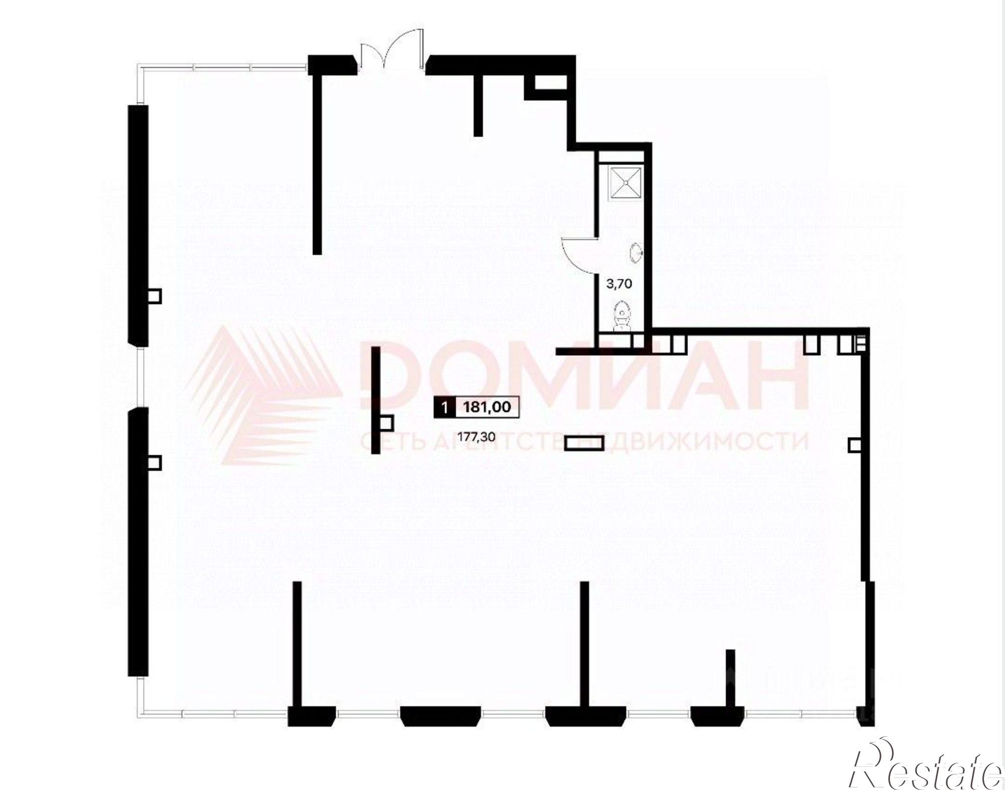 Купить помещение свободного назначения за 35 114 000 рублей на Берберовская улица, 15 с3