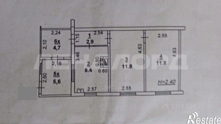 2-комн квартира ул Петрожицкого, 15/2,  д. 15/2