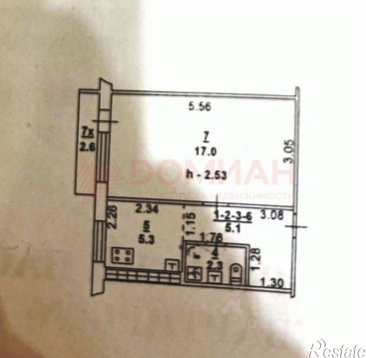 1-комн квартира б-р Комарова, 21,  д. 21