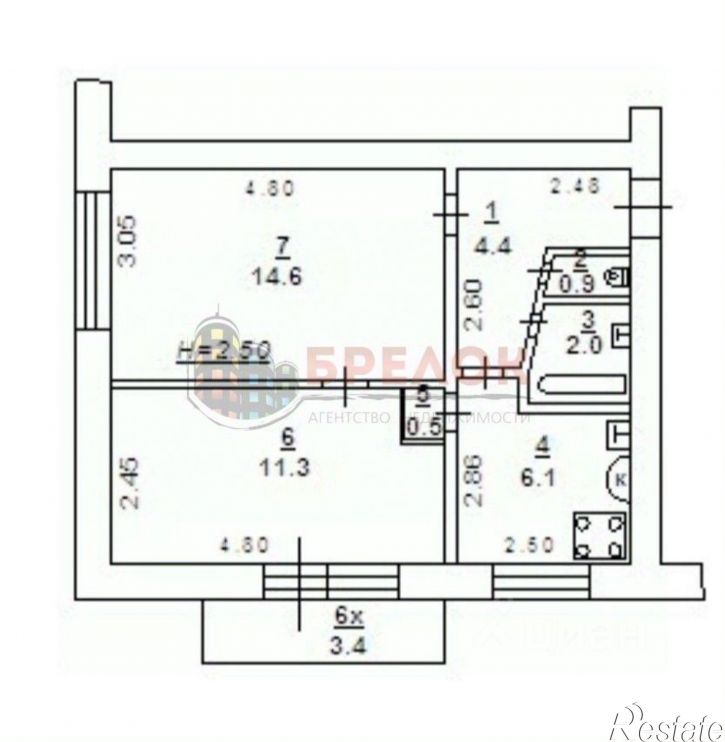 2-комн квартира проспект Ленина, 150А,  д. 150А
