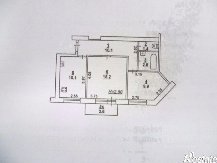 2-комн квартира Гагринская улица, 24А,  д. 24А