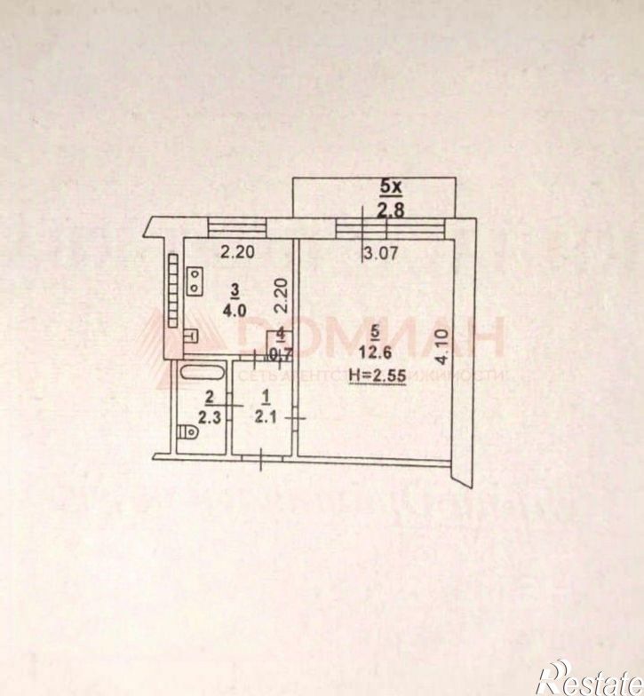 1-комн квартира Ростов-на-Дону г., Первомайский