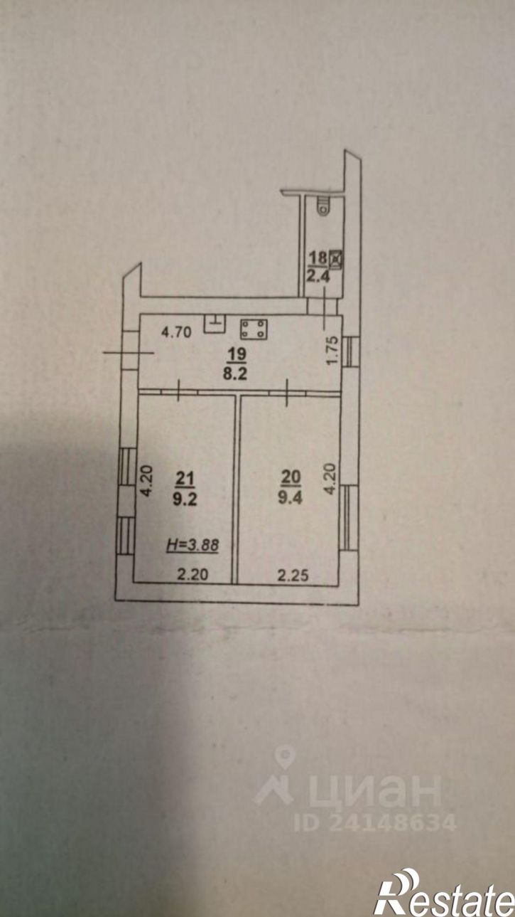 2-комн квартира улица Обороны, 44,  д. 44