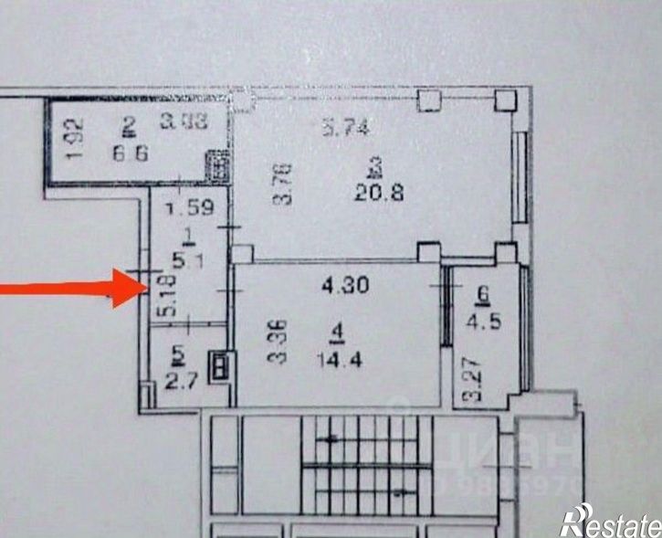 2-комн квартира Таганрогская улица, 132/3,  д. 132/3