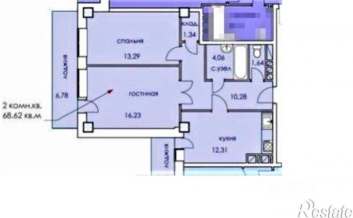 2-комн квартира Ростов-на-Дону г., Ворошиловский