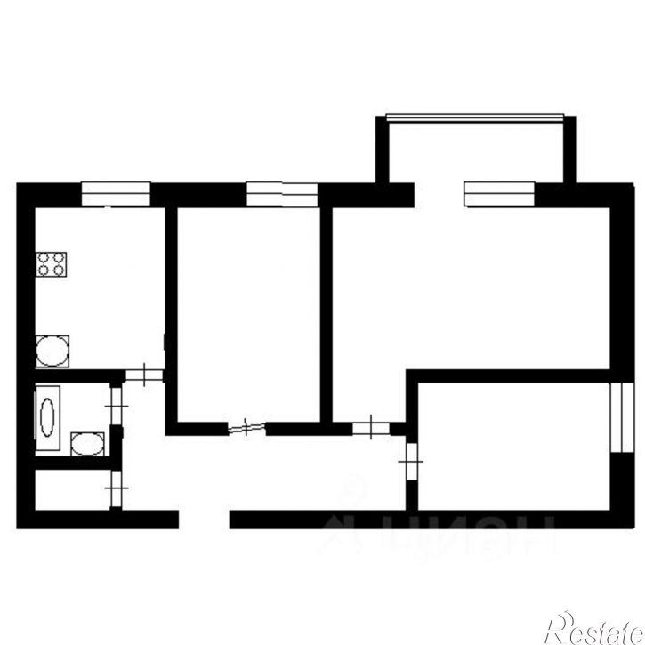 3-комн квартира Ростов-на-Дону г., Кировский
