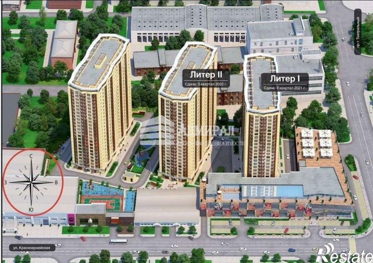 3-комн квартира Красноармейская улица, 157В/83с2,  д. 157В/83с2