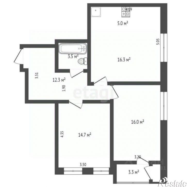 3-комн квартира Большая Садовая улица, 36,  д. 36