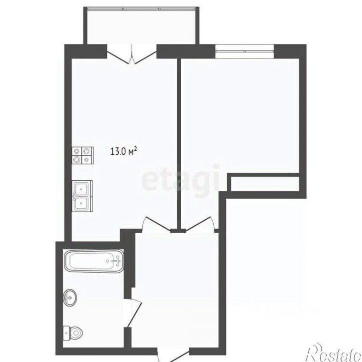 1-комн квартира