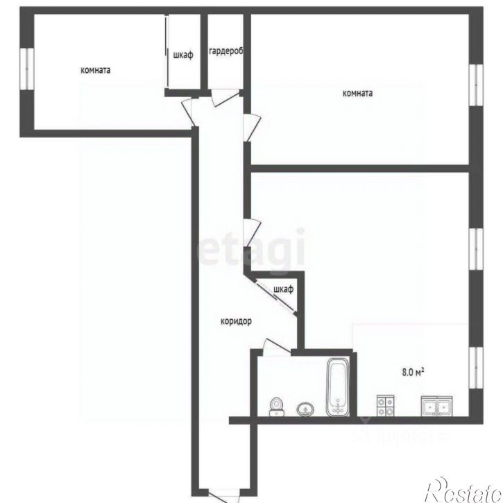 3-комн квартира проспект Стачки, 190,  д. 190