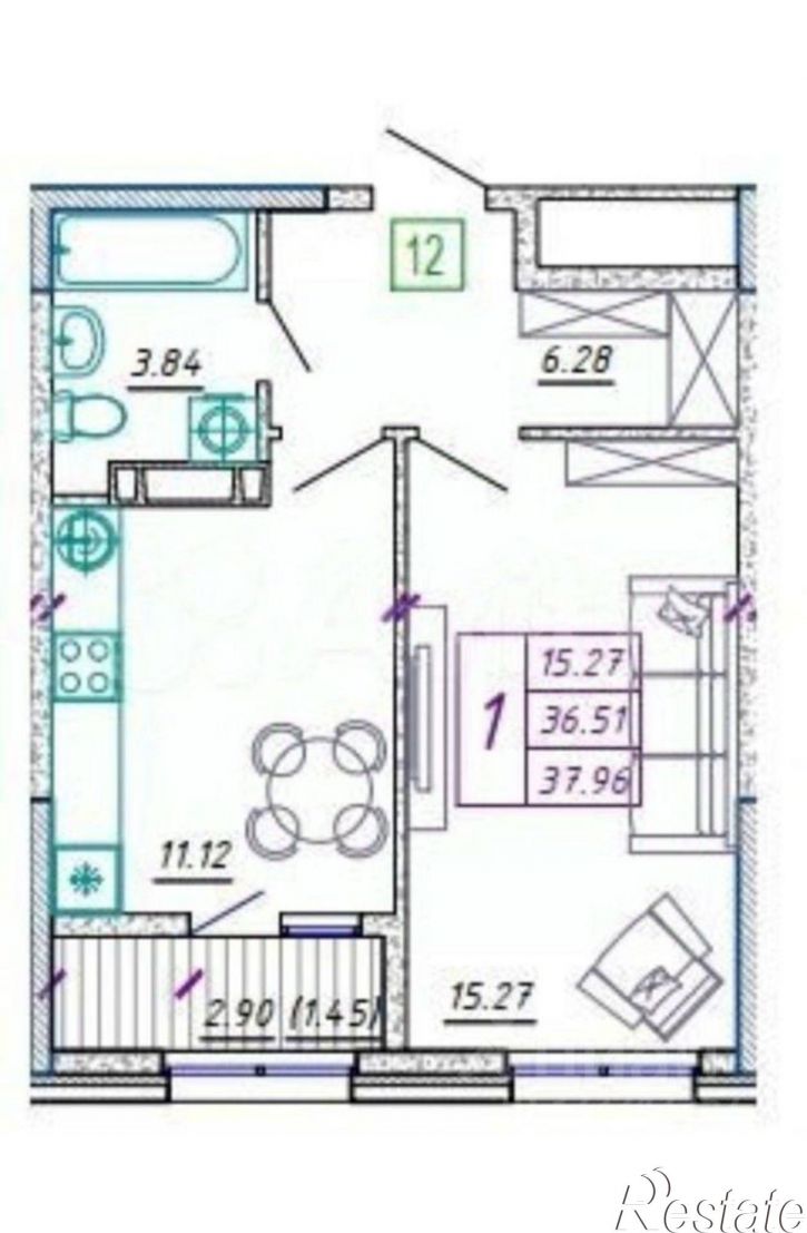 1-комн квартира улица Зорге, 11В,  д. 11В