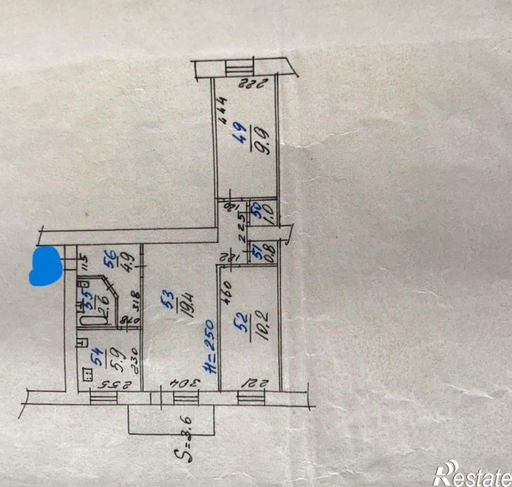 3-комн квартира 1-я Майская улица, 16,  д. 16