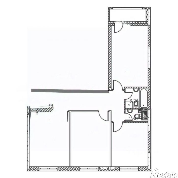 3-комн квартира улица Ерёменко, 60/6,  д. 60/6