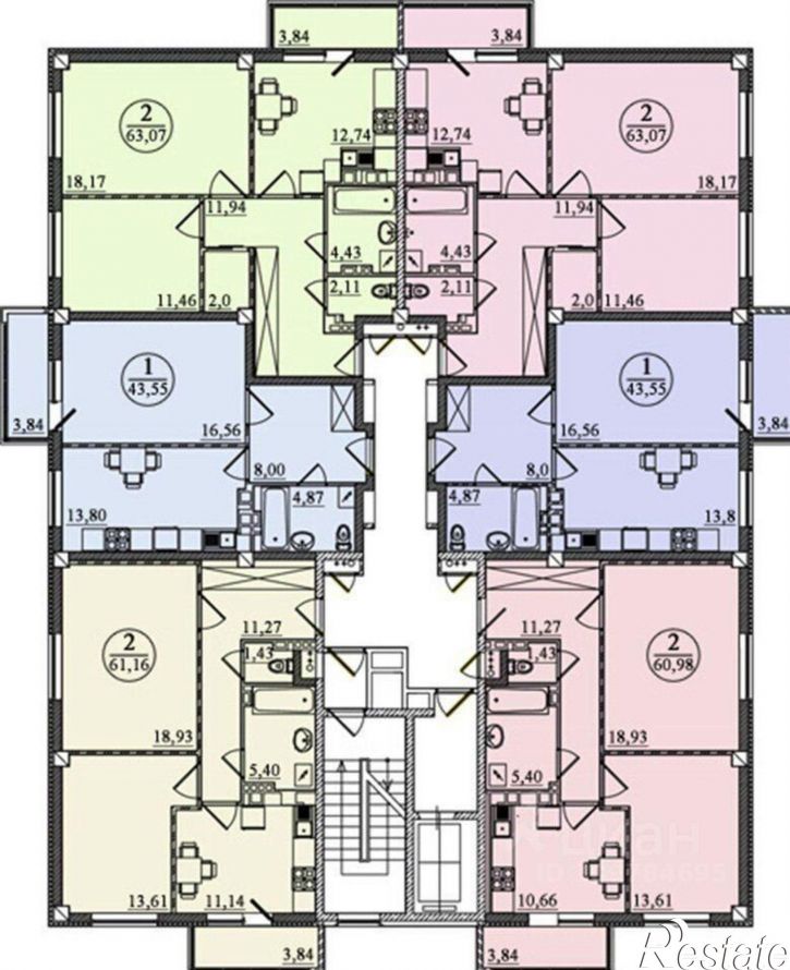 1-комн квартира Халтуринский переулок, 206В,  д. 206В
