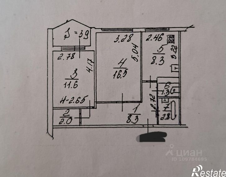 2-комн квартира Ростов-на-Дону г., Советский