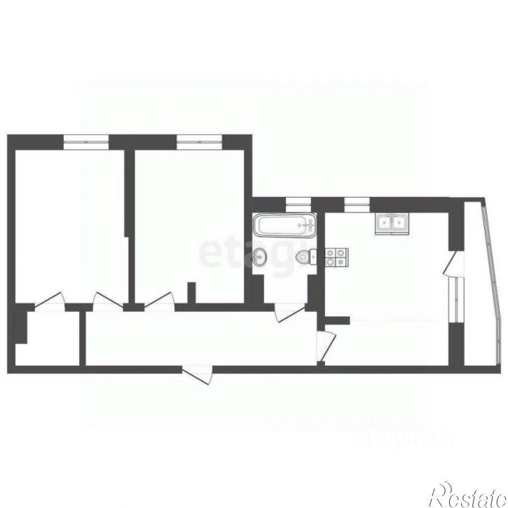 3-комн квартира