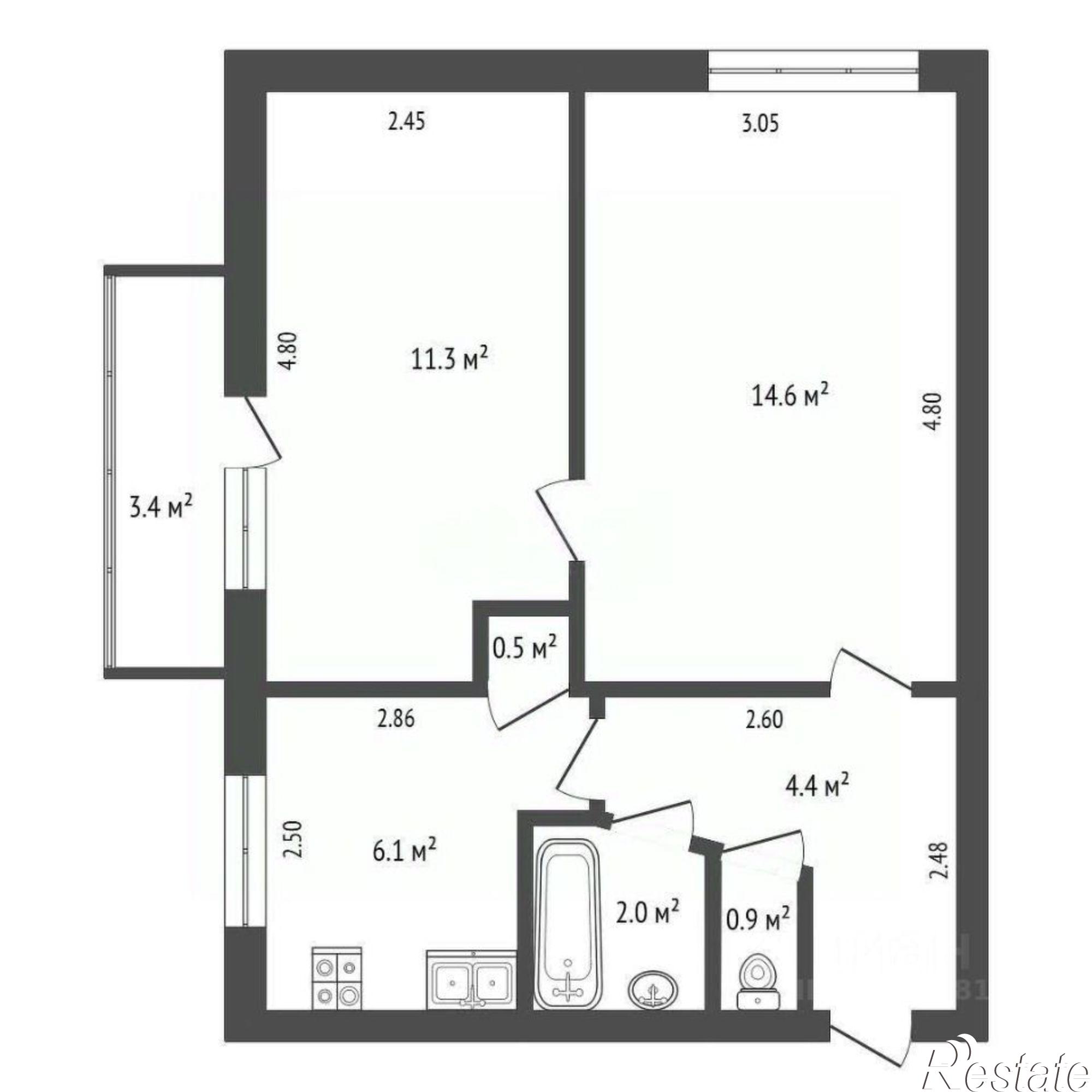 Купить квартиру за 3 900 000 рублей на проспект Ленина, 150А